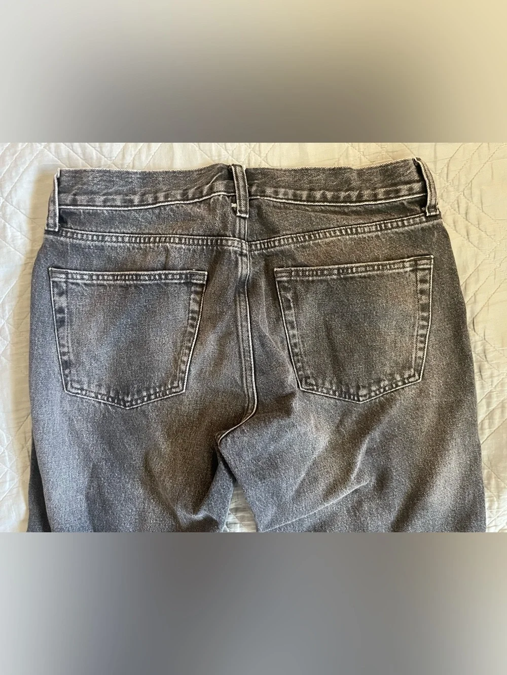 J CREW 770M Straight-fit jean in faded black Wash Size 31/30 $168 CQ158